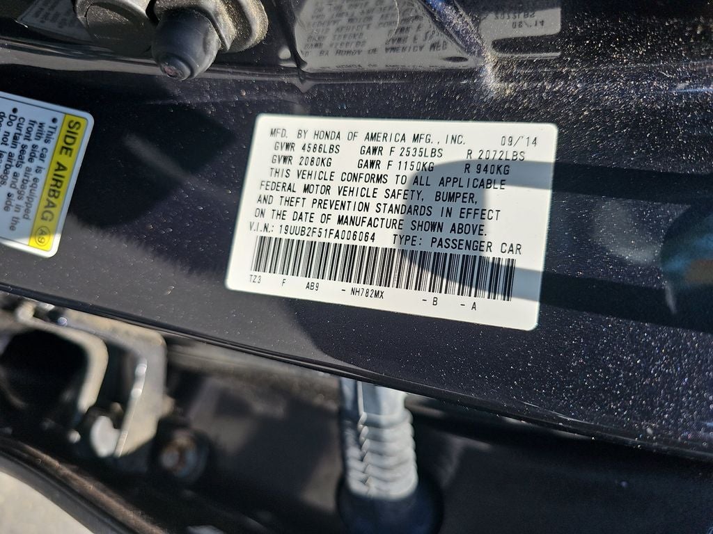 2015 Acura TLX V6 Tech
