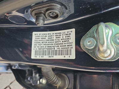 2016 Honda Civic EX