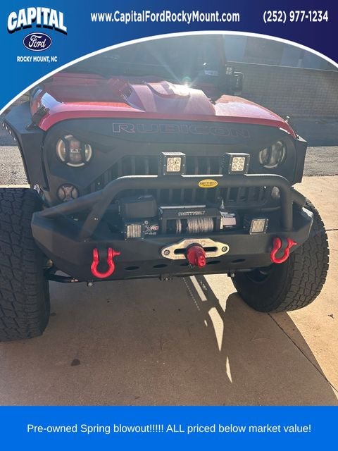 2018 Jeep Wrangler JK Rubicon Custom Build TONS of modifications! Lift/bumpers/winch/LED ligh