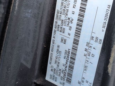 2023 Ford E-350SD BOX VAN W/ RAMP Cutaway