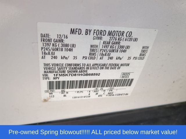 2017 Ford Explorer XLT