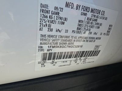 2022 Ford Explorer ST
