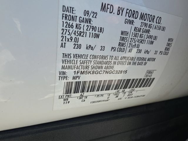 2022 Ford Explorer ST