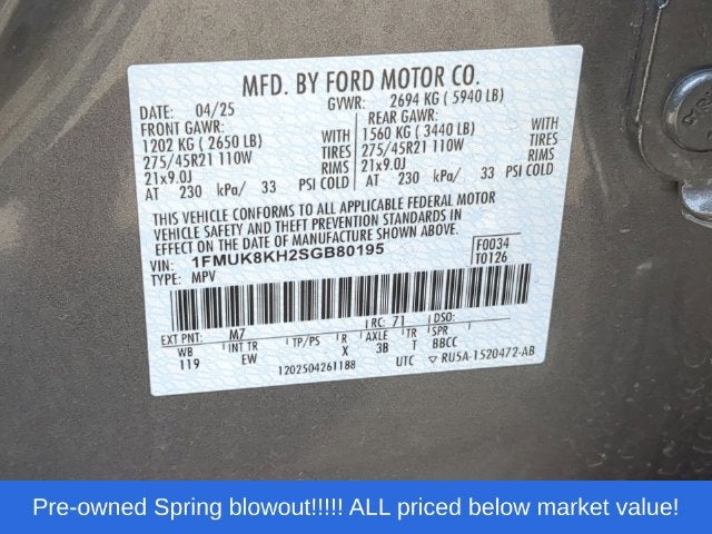 2025 Ford Explorer ST-Line