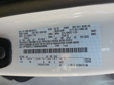 2025 Ford F-150 Lightning Platinum