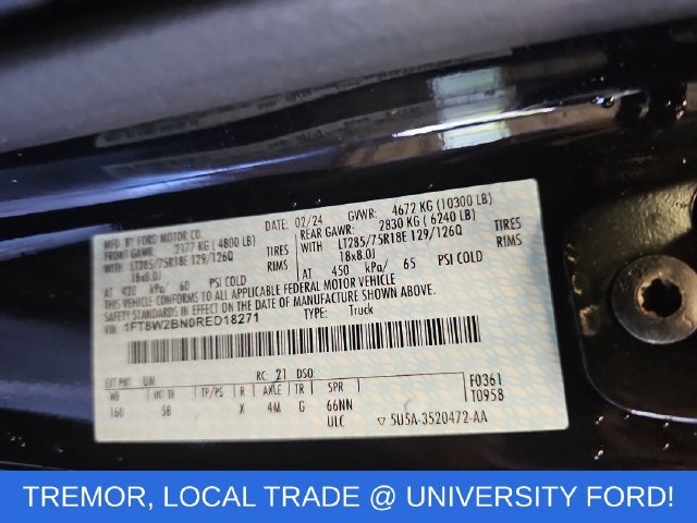 2024 Ford F-250SD Lariat Tremor