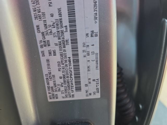 2016 Ford F-150 XLT