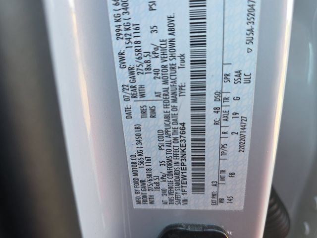 2022 Ford F-150 XLT