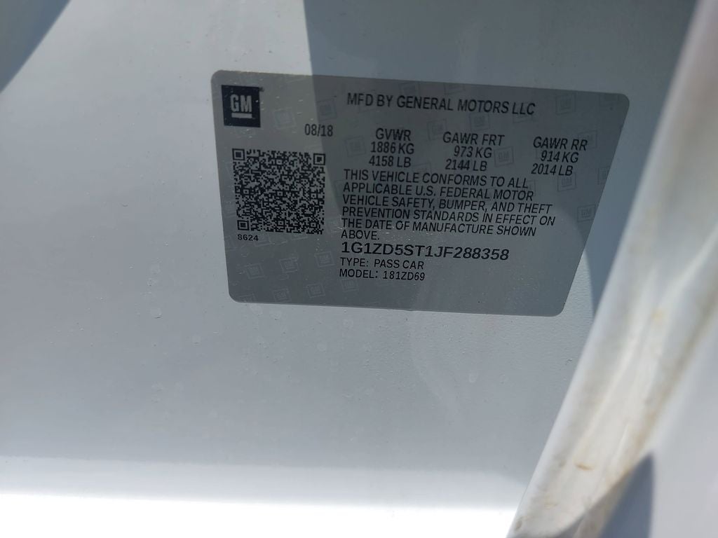2018 Chevrolet Malibu LT