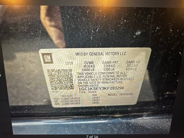 2019 Chevrolet Silverado 2500HD LT