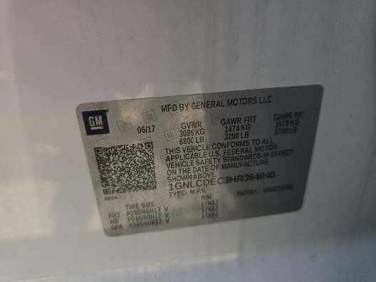 2017 Chevrolet Tahoe Police