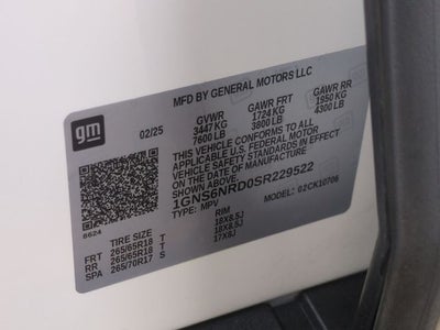 2025 Chevrolet Tahoe LT