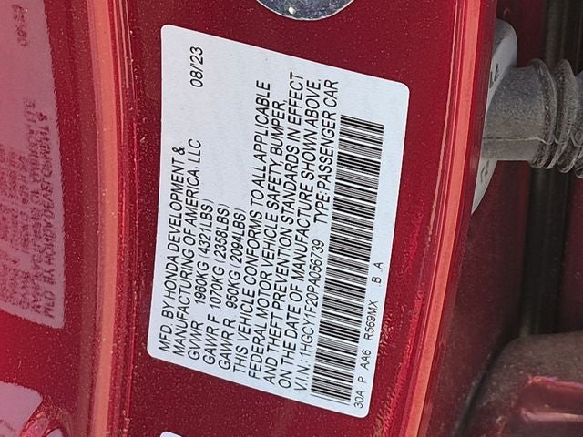 2023 Honda Accord LX