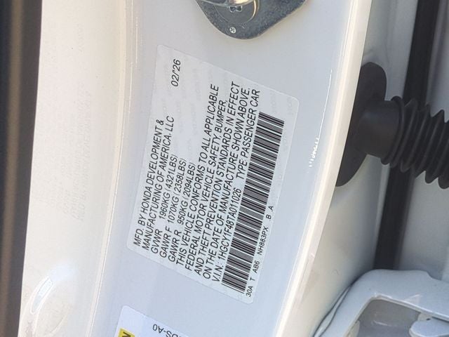 2026 Honda Accord SE