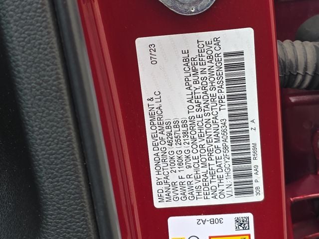 2023 Honda Accord Hybrid Sport