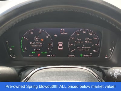 2023 Honda Accord Hybrid Touring