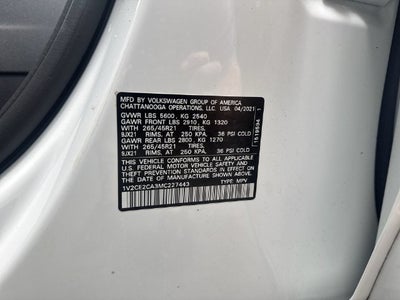 2021 Volkswagen Atlas Cross Sport 3.6L V6 SEL R-Line