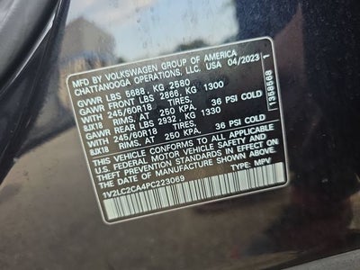 2023 Volkswagen Atlas Cross Sport 2.0T SE