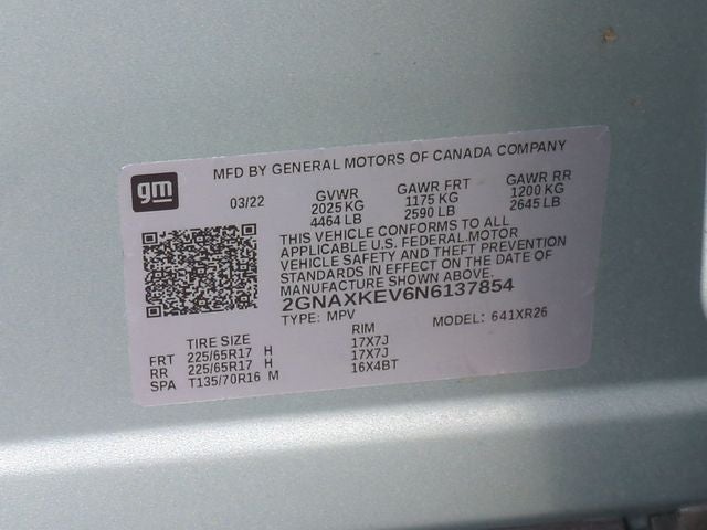 2022 Chevrolet Equinox LT