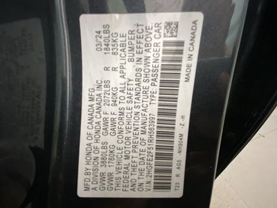 2024 Honda Civic Sport