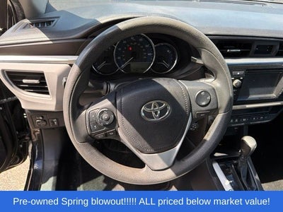 2016 Toyota Corolla LE