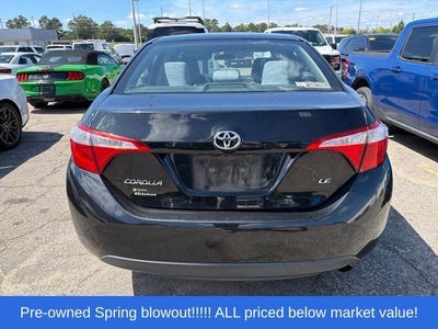 2016 Toyota Corolla LE
