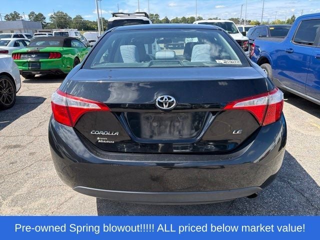 2016 Toyota Corolla LE