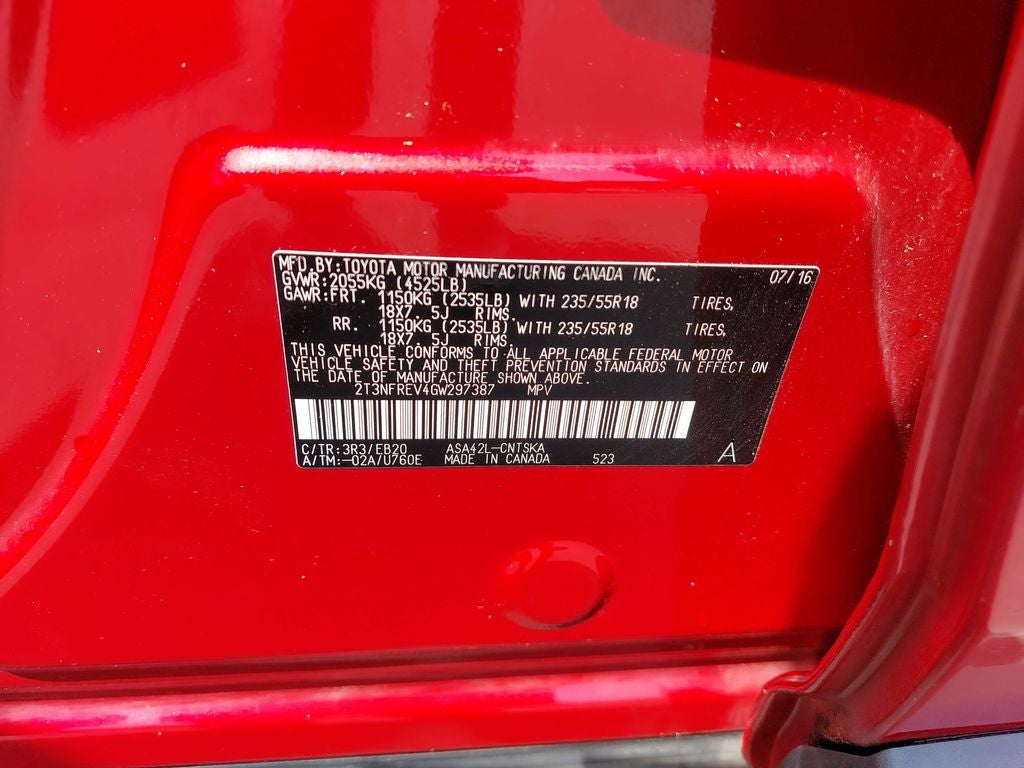 2016 Toyota RAV4 SE