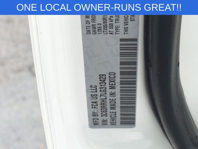 2020 RAM 3500 Big Horn