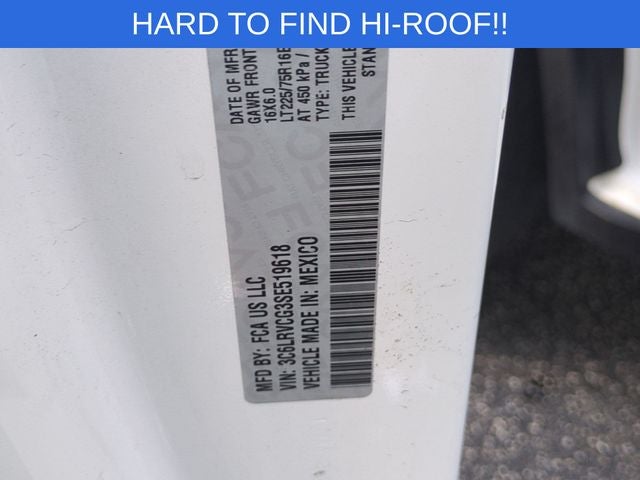 2025 RAM ProMaster 2500 High Roof