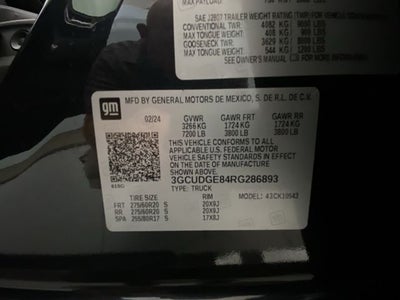 2024 Chevrolet Silverado 1500 LTZ