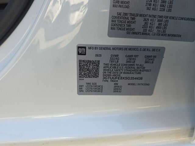2025 GMC Sierra 1500 AT4X