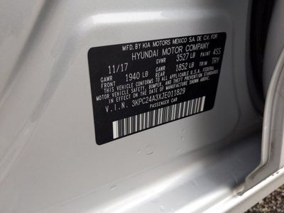 2018 Hyundai Accent SEL