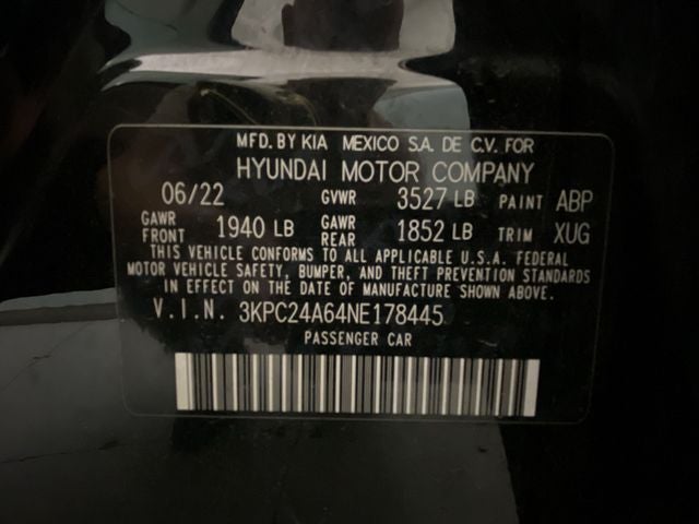 2022 Hyundai Accent SE