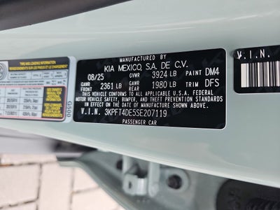 2025 Kia K4 LXS