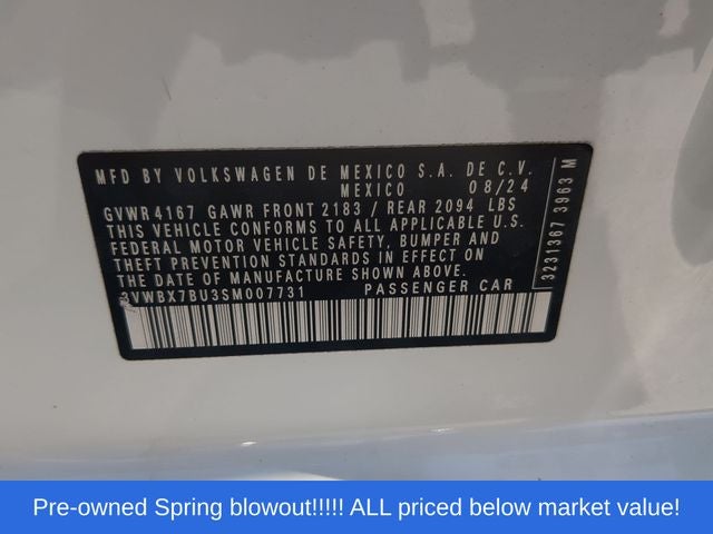 2025 Volkswagen Jetta 1.5T Sport