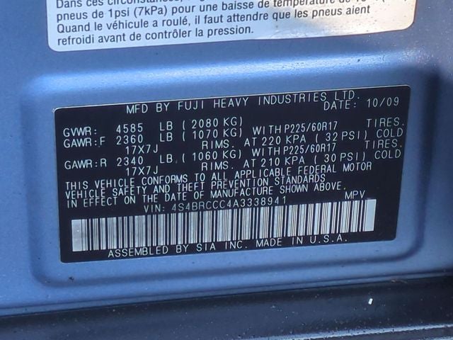 2010 Subaru Outback 2.5i Premium