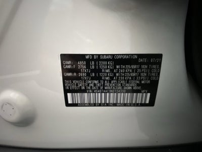 2022 Subaru Outback 2.5i