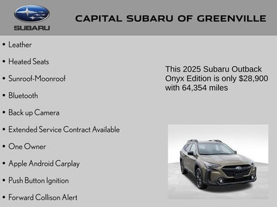 2025 Subaru Outback Onyx Edition