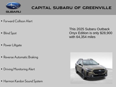 2025 Subaru Outback Onyx Edition