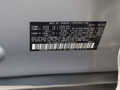 2025 Subaru Outback Touring XT