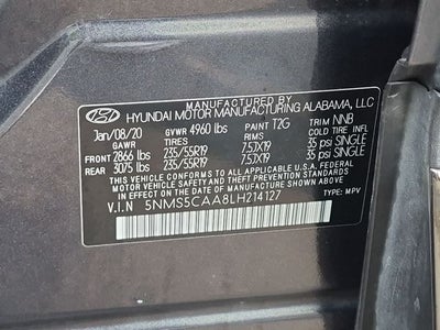 2020 Hyundai Santa Fe Limited