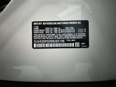 2024 BMW X3 sDrive30i