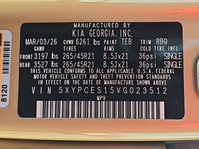 2027 Kia Telluride X-Line EX