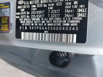 2016 Kia Sorento LX