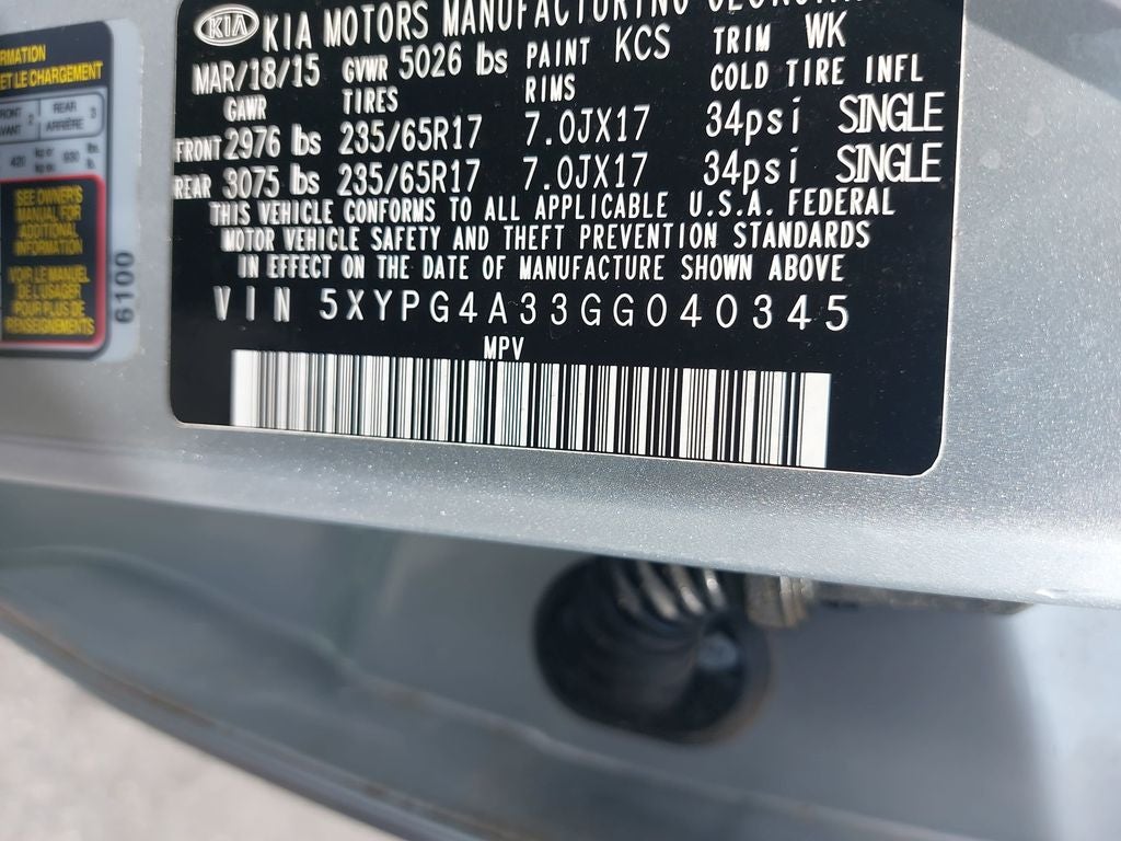 2016 Kia Sorento LX