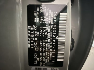 2025 Kia Sorento S