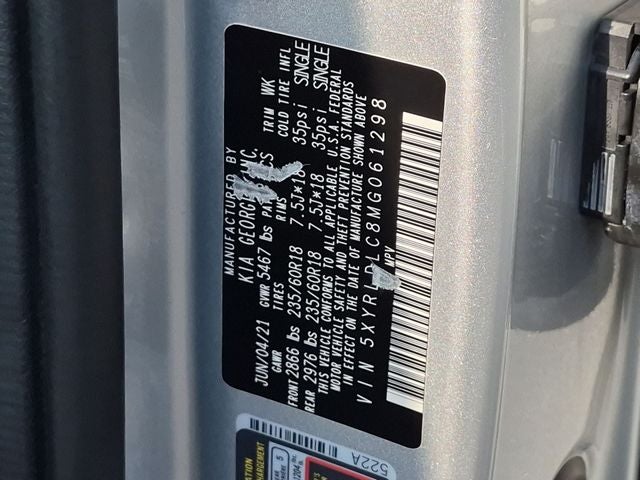2021 Kia Sorento S