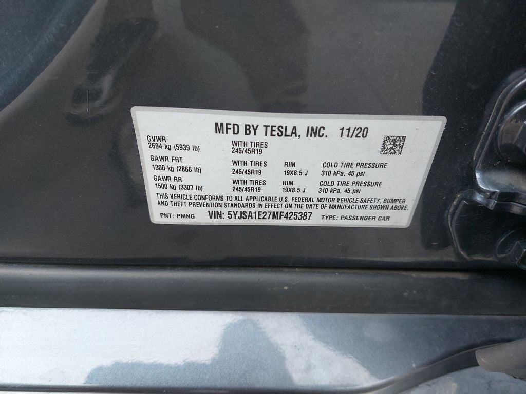 2021 Tesla Model S Long Range