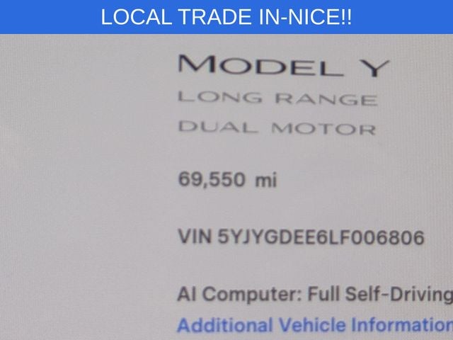 2020 Tesla Model Y Long Range